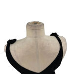 Aritzia Wilfred Tie Shoulder Sleeve Black Midi Dress Sleeveless Slip Size Small Photo 8