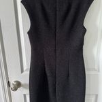 Connected Apparel  Textured Black Mini Dress Photo 2