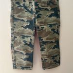 Free People NWT Size 24 Camo High Rise Denim Straight Leg Pants Photo 6