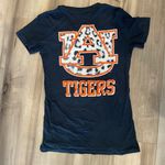 Pressbox Auburn University War Eagles tigers v neck women’s size medium  short Photo 0