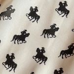 Chelsea and Violet White Brown Horse Print Mini Dress Sleeveless Western Medium Photo 8