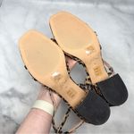 J.Crew NEW Odette Leopard Suede Square Toe Strappy Open Toe Block Heel Sandals Photo 8