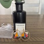 Francesca's  Tassel Hoop Earrings Photo 1