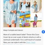 Charlie Holiday Coco Coverup Tunic M Photo 2