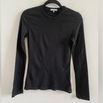 James Perse Black Long Sleeve Crewneck T-Shirt Size 2 (Medium) Minimalist Photo 0