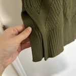 Banana Republic  | Olive Green Knit Cutout Sleeveless Turtleneck Sweater Dress, S Photo 6