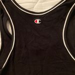 Champion Black Graphic Cropped Tank Photo 3