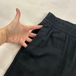 Old Navy Black Linen Blend Wide Leg Lounge Pant L Photo 2