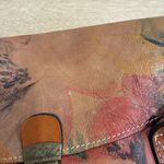 Patricia Nash  Vienna Satchel Brown Leather Floral Shoulder Tote Handbag Purse Photo 9