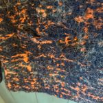 Peruzzi Navy Blue & Orange Sweater Cardigan Blazer, Made in Italy | Size 36 (0) Photo 3