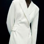 H&M White Blazer Dress Photo 1