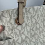 Michael Kors  Morgan Medium Logo Tote Bag Vanilla Acorn Gold Hardware MK Photo 5