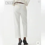 J.Crew Kate Straight Leg Pant Bi-Stretch Cotton Blend Ivory Size 24 BF401 New Photo 2