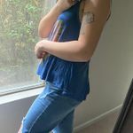 Wet Seal Blue Sunflower Tank Photo 3