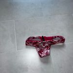 Red bikini bottom with palm trees Photo 1