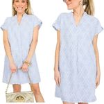 THML Mohair Pinstriped V-Neck Short Sleeve Mini Dress Size XS Photo 1