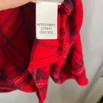 J.Jill Womens 2X Red Plaid Rayon Button Down Long Sleeve Shirt Top Photo 9
