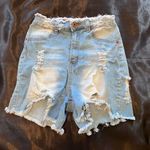 La Denim Studio Ripped Jean Shorts Size 7 Photo 1
