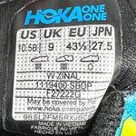 Hoka  One Zinal Trail Running Shoe Women's 10.5 B Black/Blue/Pink/Solpink Sneaker Photo 3