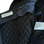 Nina Ricci Black Chevron Crepe Pinch Photo 4