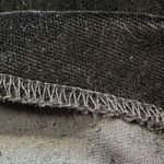 J. Crew Factory Black Velvet Scoop Neck Short Sleeve Top Size Medium Black Photo 5