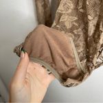 Victoria's Secret  Vintage Brown Lace Bodysuit Lingerie Layering Top Size Small Photo 2