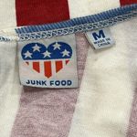 Junk Food Americana Romper Size Medium Red Photo 8