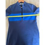 Tory Burch  Tory Sport Blue/Navy Mock Neck Zipper Mini Dress Women’s size Small​ Photo 8