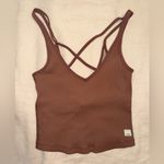 Vuori  Ribbed Crop Tank Top Photo 3