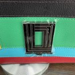 Karl Lagerfeld  Paris Simone Front Flap Bag Purse Color Block Missing Strap Photo 6