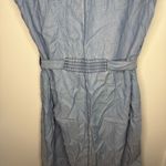 Jag jeans  Abra Chambray Light Blue Dotted Tie Dress Photo 8