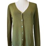 Joseph Vintage A. Olive Green Cardigan Sweater S Photo 0