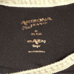 Arizona Jeans Black Floral “Wish You Weren’t Here” Tee - L Photo 3