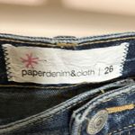 Paper Denim & Cloth Jeans Women’s (26) 29x27 Mid Rise Capri Cuffed Selvedge USA Photo 2