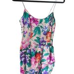 Vintage 80s A.J. Bari Silk Sequin Floral Dress Set Bold Cocktail Party Glam 2 Purple Photo 8