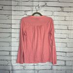 Lauren Ralph Lauren Coral Pink Button Blouse Longsleeve S Y2K Preppy Slim Fit Photo 9
