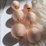 EXPRESS ✨ Linear Fabric Ball Drop Earrings✨ Photo 3