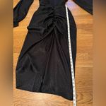 Classy Black satin jacquard Mini Dress size M Size M Photo 12