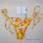 Aila Blue NEW Free People Palm Bikini Bottoms, size S Photo 7