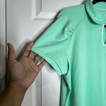 Lady Hagen  Women’s Key Hole Neck Line w/Single Button - Mint Golf Polo - Size XL Photo 4