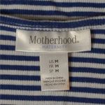 Motherhood Maternity Knit Maternity Tank Dress in Blue/White – Size M Photo 7