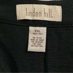 Linden Hill cropped black 100% silk drawstring wide leg pants XXL Photo 5