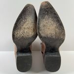 Sundance  Womens Beige Studded Leather Western Cowgirl Ankle Boots Size 8 Photo 4