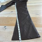 White Fox Boutique Brown leather flare pants size‎ S Photo 6
