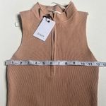 Dissh NWT  Aymie Latte Zip Knit Mini Dress Photo 2