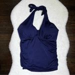 Athleta  36 B/C Navy Aqualuxe Bra Cup 2-Way Tankini Photo 0