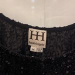 Haute Hippie Y2K Junk Sequin Tank Top 395$ Gala Night Party Date New Year Black Size M Photo 2