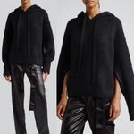 Maria McManus Brushed Fleece Wool Cashmere Blend Black Sweater Hoodie Size M‎ Size M Photo 1