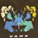 Vans  crew neck black multicolor abstract graphic skater street wear tee t-shirt Photo 1