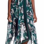 BCBGeneration Emerald Isabela Handkerchief Long Casual Maxi dress Photo 0